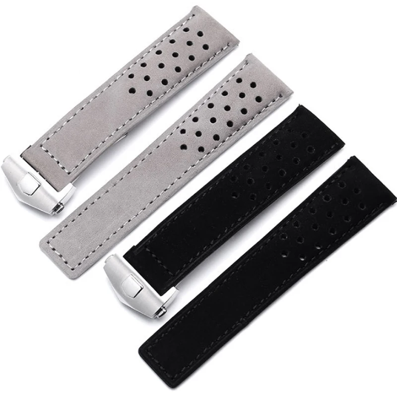 Echt lederen polsbandje voor T - Curved Spring Bar recensie en prijs
