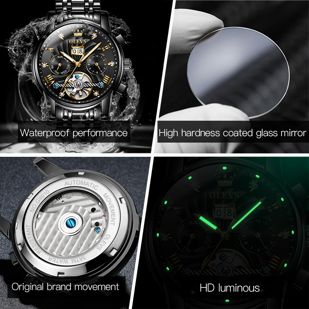 OLEVS Klassieke herenhorloges  - Omega Watch Constellation recensie en prijs