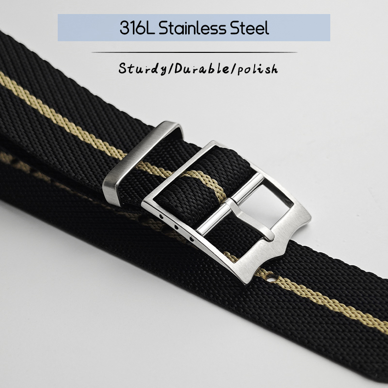 Nylon horlogeband 20 mm 22 mm  - Nato Strap Nylon recensie en prijs